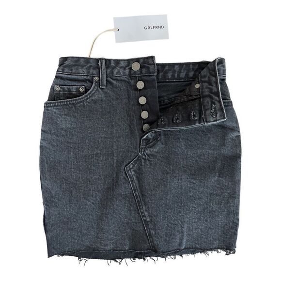 NWT GRLFRND Blaire Fly by Night Mini Skirt - Picture 2 of 5
